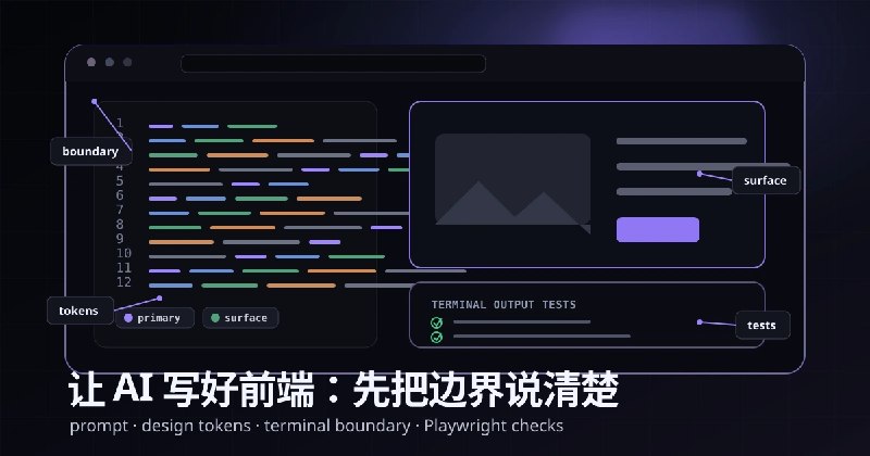 让 AI 写好前端，我现在会先把这些话说清楚 - 棒无