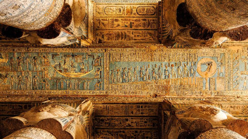 哈索尔神庙，邓德拉神庙群，基纳，埃及 (© Nick Brundle Photography/Getty Images)source